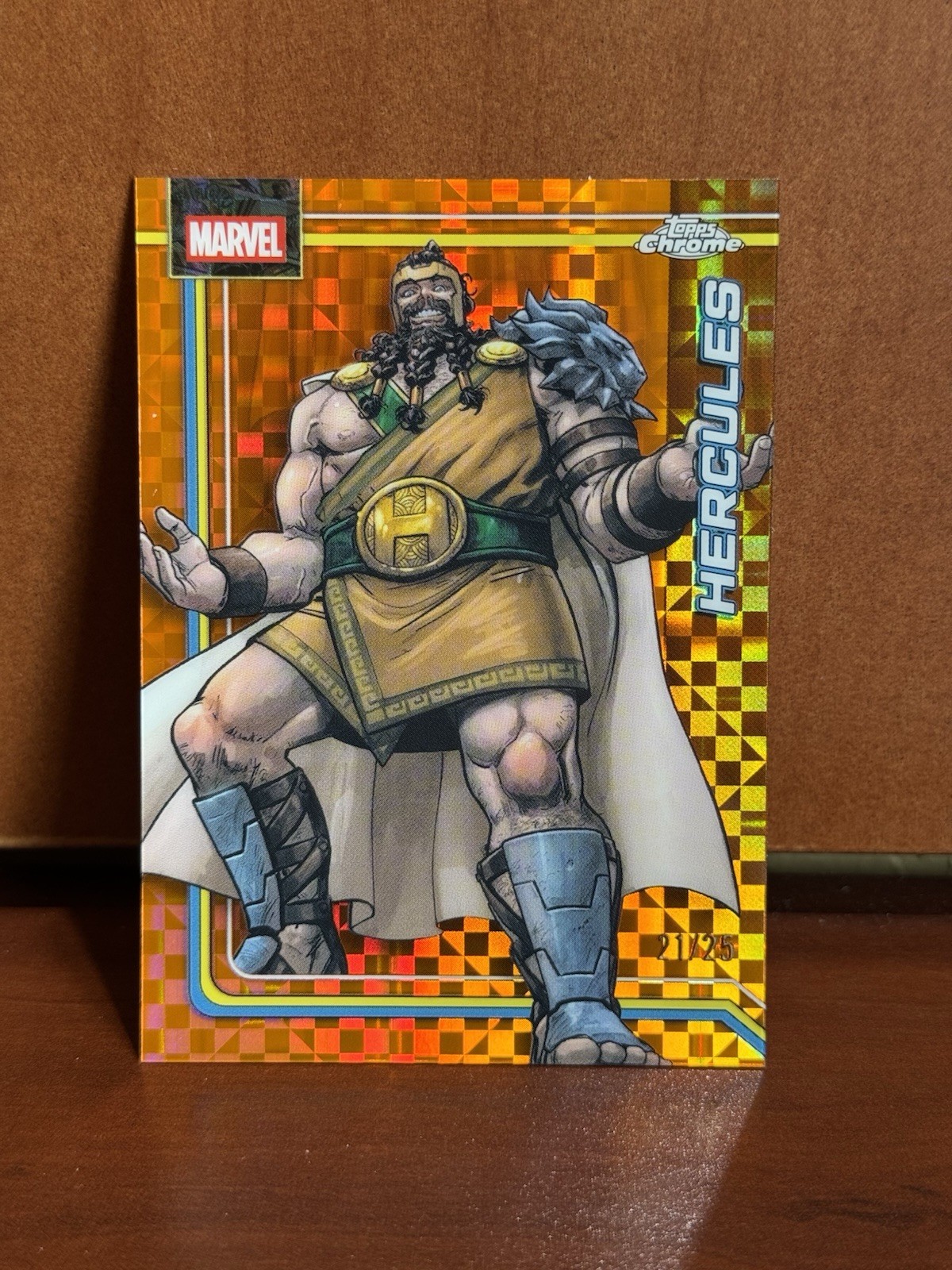 2026 Topps Chrome Marvel Hercules #048 Orange X-Fractor /25