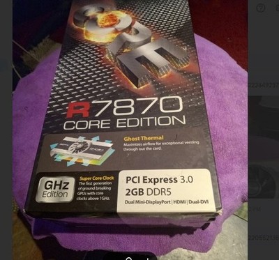 AMD Radeon Ghost Graphics Card XFX R7870  (FX-787A-CNFX) 2GB GDDR5           