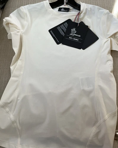 Moncler Grenoble Maglia Manica Corta Bianco M Nuovo