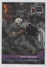 1992 Wild Card Stat Smashers Steve Emtman #SS-9 Rookie RC 2k3. rookie card picture
