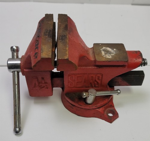 Vintage Sears Craftsman Bench Vise , 4 1/2" Jaw 