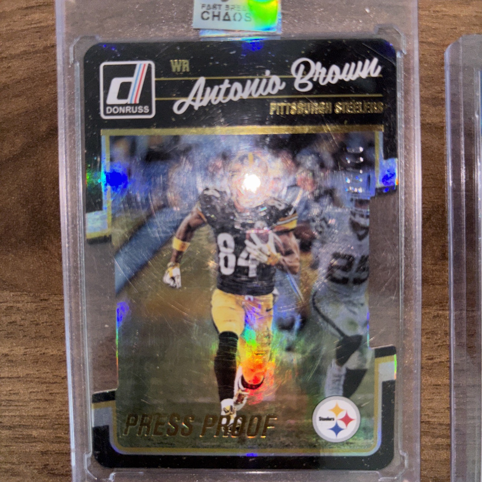 2016 Donruss - Antonio Brown #238 Press Proof Silver Die-Cut /75