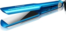 Nano Titanium 1.7" Wide Flat Iron for All Hair - Straightener with 5 Temps and D
