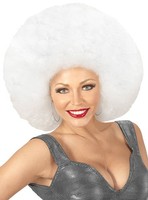 Wuschelkopf PerüCke Weiß - KostüM PerüCke Fasching - Witzige Schlager- Und