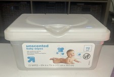 Target Baby Wet Wipe Empty Case Plastic Container Box Holder White