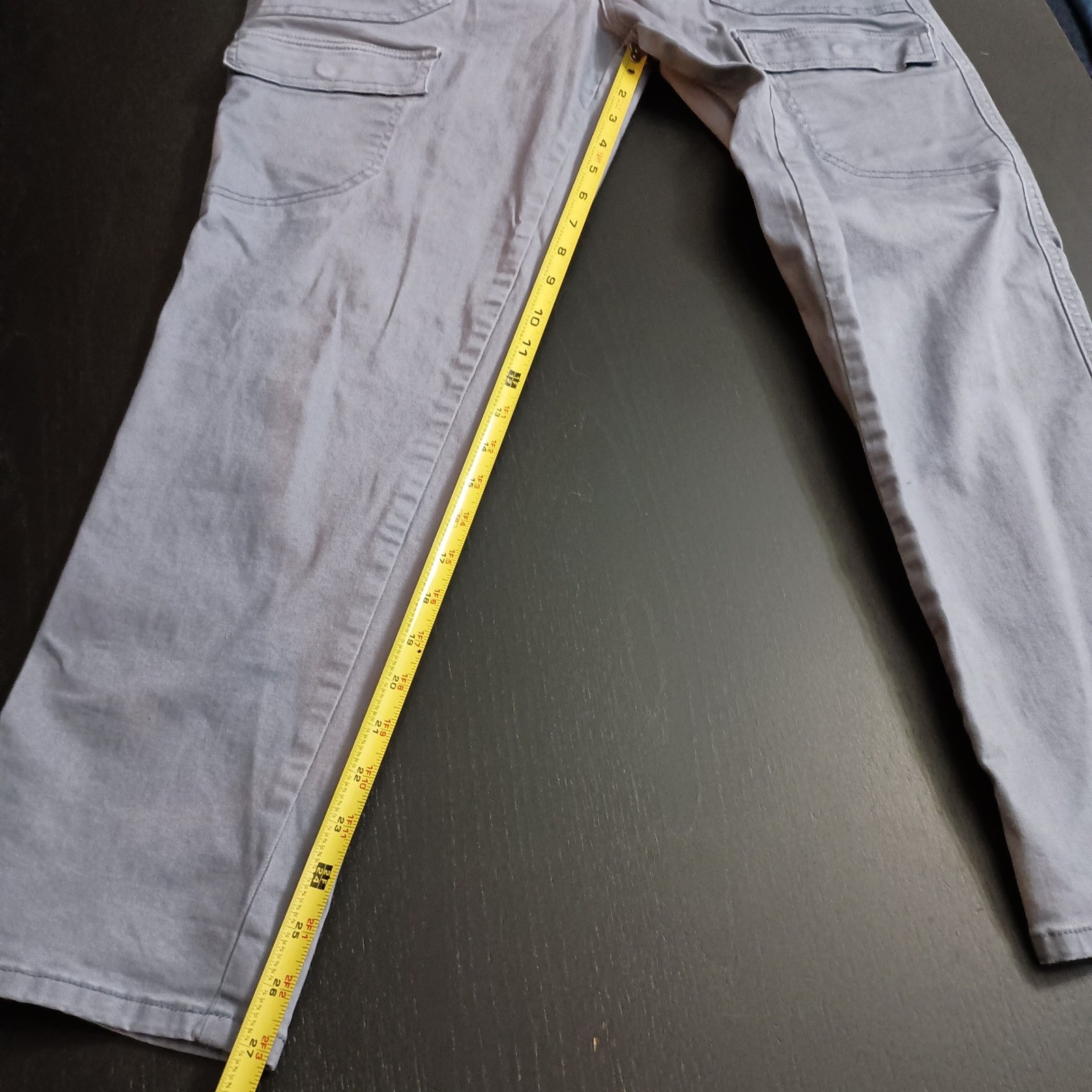 Democracy Absolution Grey Cargo Pants Womens 12 S… - image 16