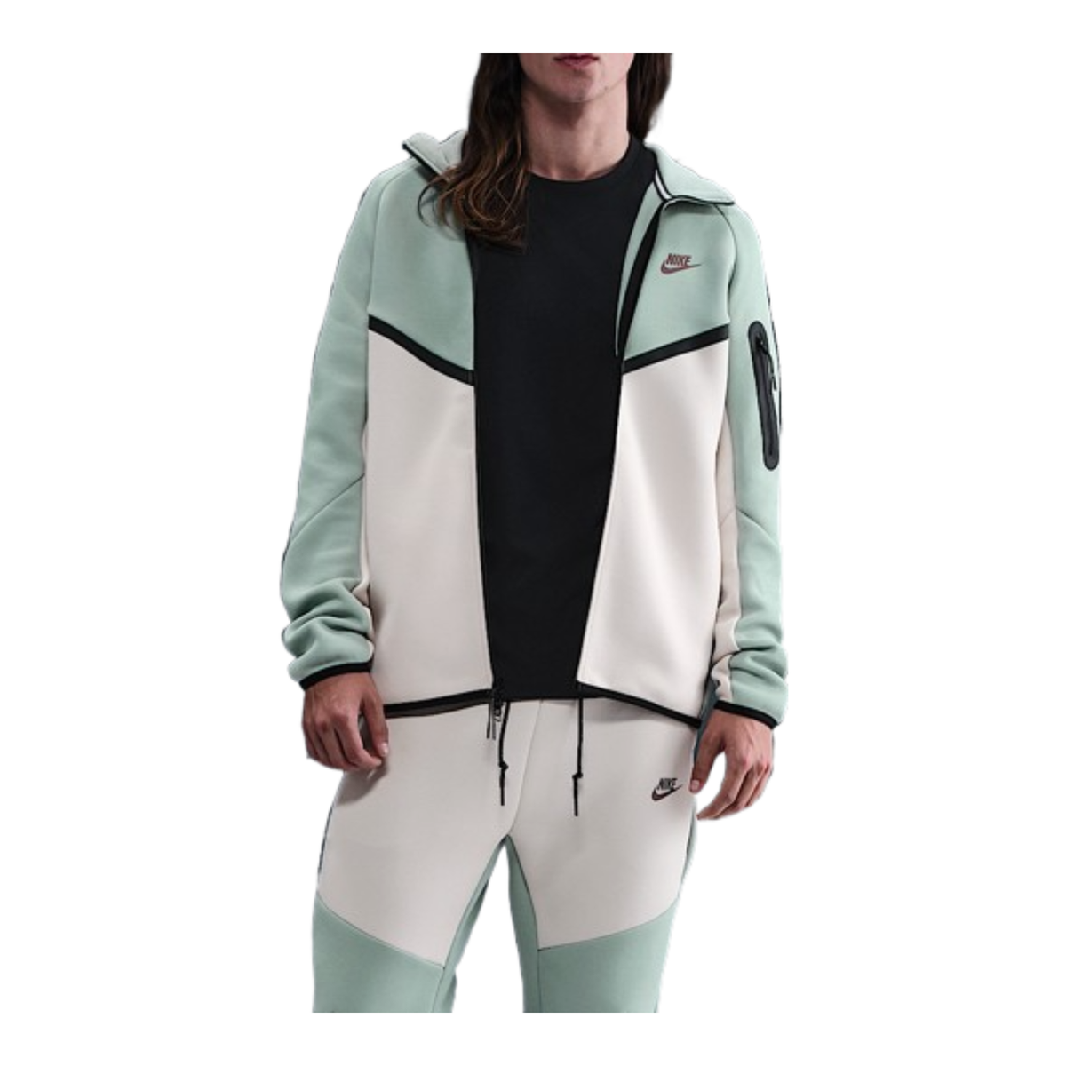 Nike Tech Men's Fleece Windrunner Full-Zip Jacket (Dusty Sage)