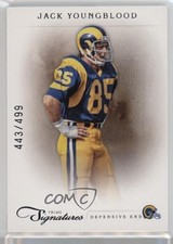 2011 Panini Prime Signatures 443/499 Jack Youngblood #77 HOF 8mm