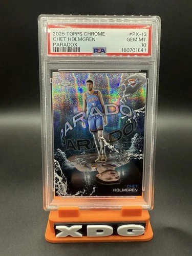 2025 Topps Chrome Chet Holmgren Base (PSA 10)