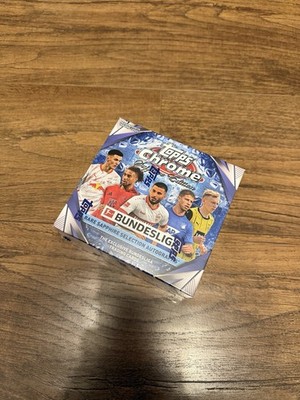 Topps Chrome Sapphire Bundesliga Hobby Box 2025 - Brandneu - Versand am selben Tag