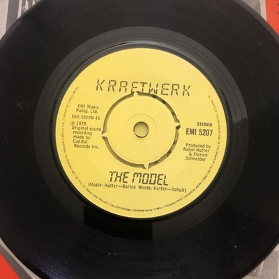Kraftwerk - The Model 7 Inch Single Play Tested VGC Vinyl 1978 c/w computer love