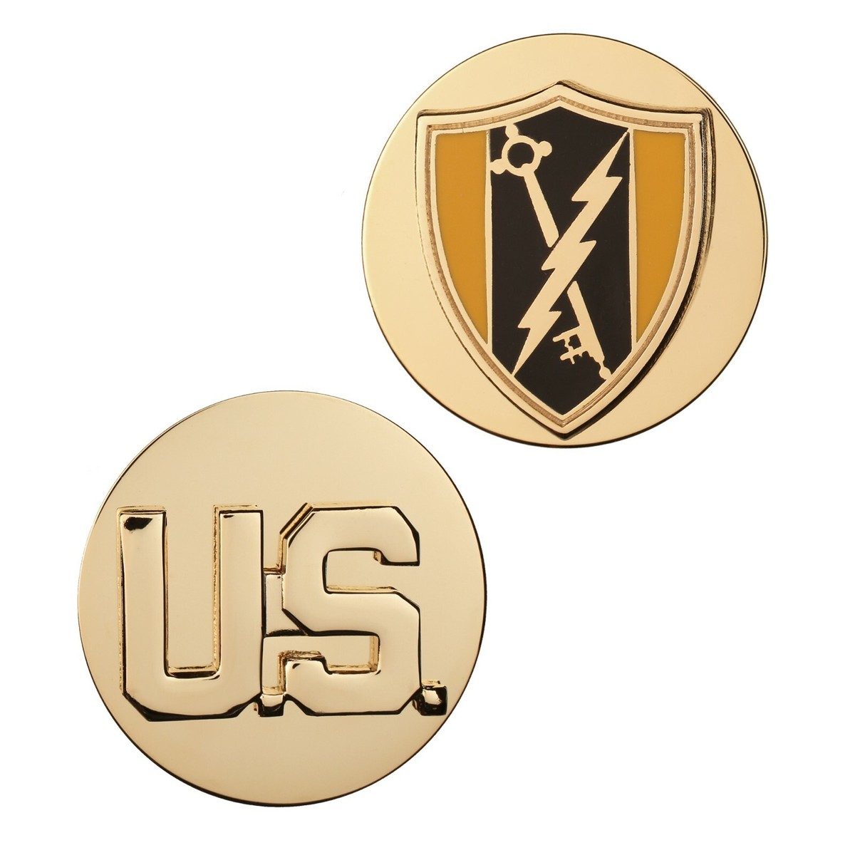 Army Service Uniform Pins US Army Brite Shiny Metal Rank Pins ...
