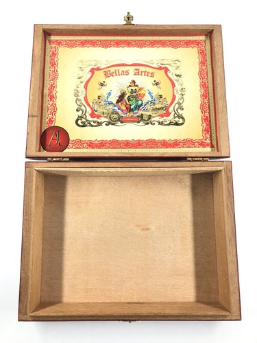 A J Fernandez Bellas Artes Toro leere hölzerne Zigarrenbox - Bild 7 von 12