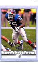 2001 UD Upper Deck #146 Marcellus Wiley San Diego Chargers Football Card