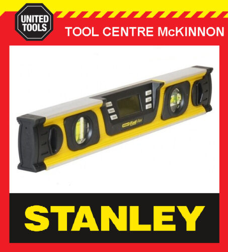 STANLEY FATMAX 400mm MAGNETIC DIGITAL LEVEL WITH BAG - Picture 1 of 9