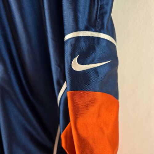 Vintage Nike Shorts 34 Large Orange Blue Reversible Basketball Y2K Heavyweight - Picture 2 of 9