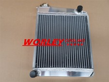 Aluminum Radiator For Classic Austin Mini Side Mount 1959-1997 Mt Manual New