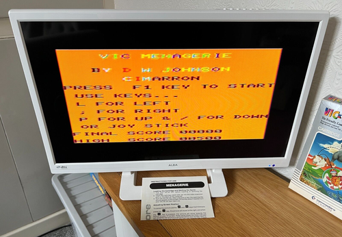 VIC-20 Menagerie Commodore Cartridge - Boxed Working -👽👾Retro Gift Idea👾👽 - Afbeelding 10 van 24
