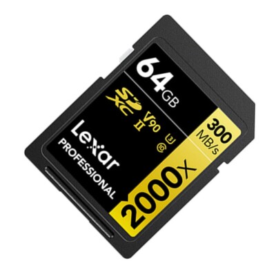 64GB Lexar Professional 2000x SDHC UHS-II Speicherkarte