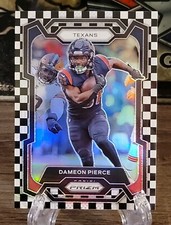 2023 Panini Prizm Black & White Checkerboard Dameon Pierce 116 Houston Texans 
