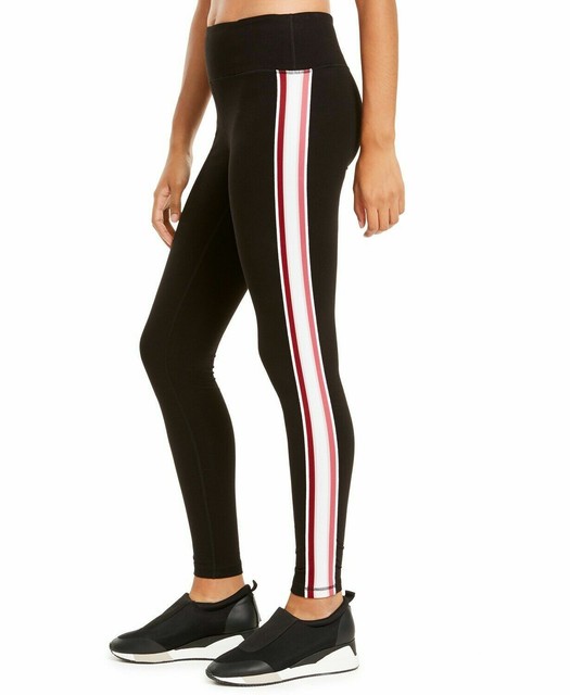 Ideology Womens Varsity Stripe Mid Rise 