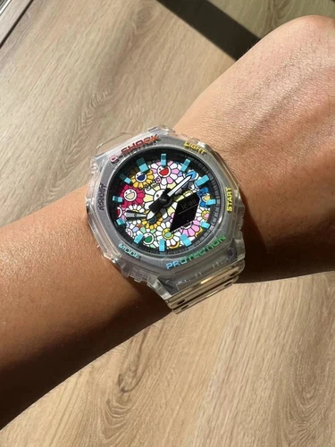 GA2100SKE 7A Rainbow Sun Flower Dial Light Blue Liberia Ubuy