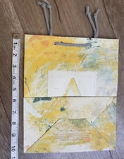NEW ANTHROPOLOGIE "Letter A" 8.5" x 10.5" x 5" Holiday Gift paper bag 