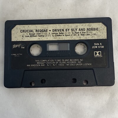 RARE Crucial Reggae Driven By Sly Snd Robbie (1982 Cassette) No Case, Tape Only