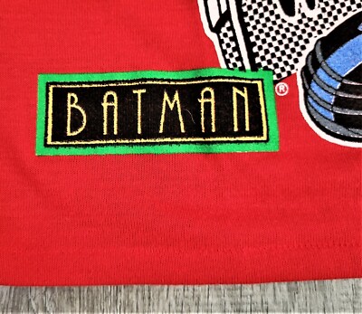 Vintage 90s Batman The Animated Series T Shirt Vtg 1993 DC Comics