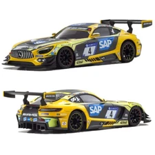 Kyosho MZP254YBK ASC MR03W-MM Mercedes-AMG GT3 Yellow/Black Mini-Z Auto Body