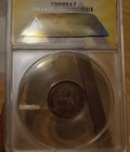 1946-S Lincoln Wheat Cent ANACS VF 30, Inverted MM FS-501, Details- Recolored? — photo 2