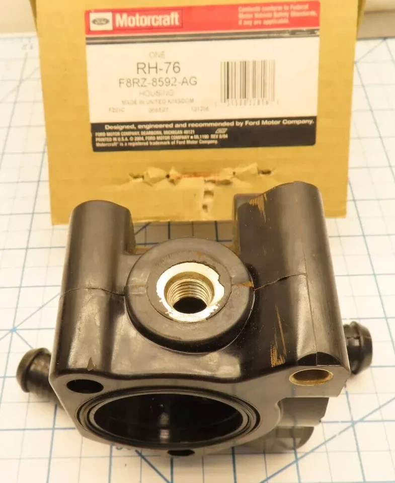 Nuevo Ford Cougar Contour Mystique 1999 2000 carcasa termostato desnudo F8RZ-8592-AG Foto 3 de 4