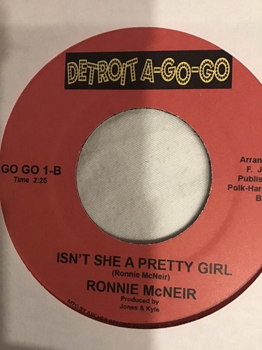 Ronnie McNeir - Sitting In My Class / Isn’t She A Pretty Girl - Picture 2 of 2