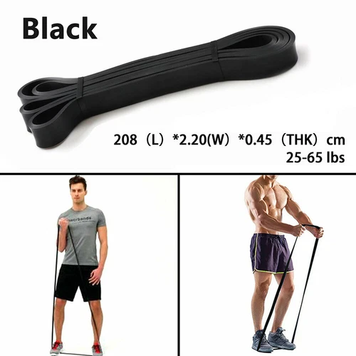 5PCS Heavy Duty Resistance Bands Gym Yoga Loop Strength Fitness Exercise Workout - Bild 9 von 19