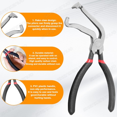 Electrical Disconnect Pliers 37960 37980 Automotive Fuel Line Petrol Clip Pliers - Picture 9 of 14