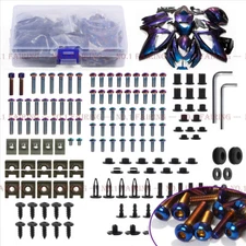 Chameleon Colors Stainless Steel Fairing Bolts Screws Kit For GSXR 600 750 1000