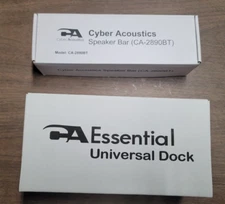 Ends 12/29 11AMPT Cyber Acoustics Essential Universal Dock DS-6000 + Speaker Bar