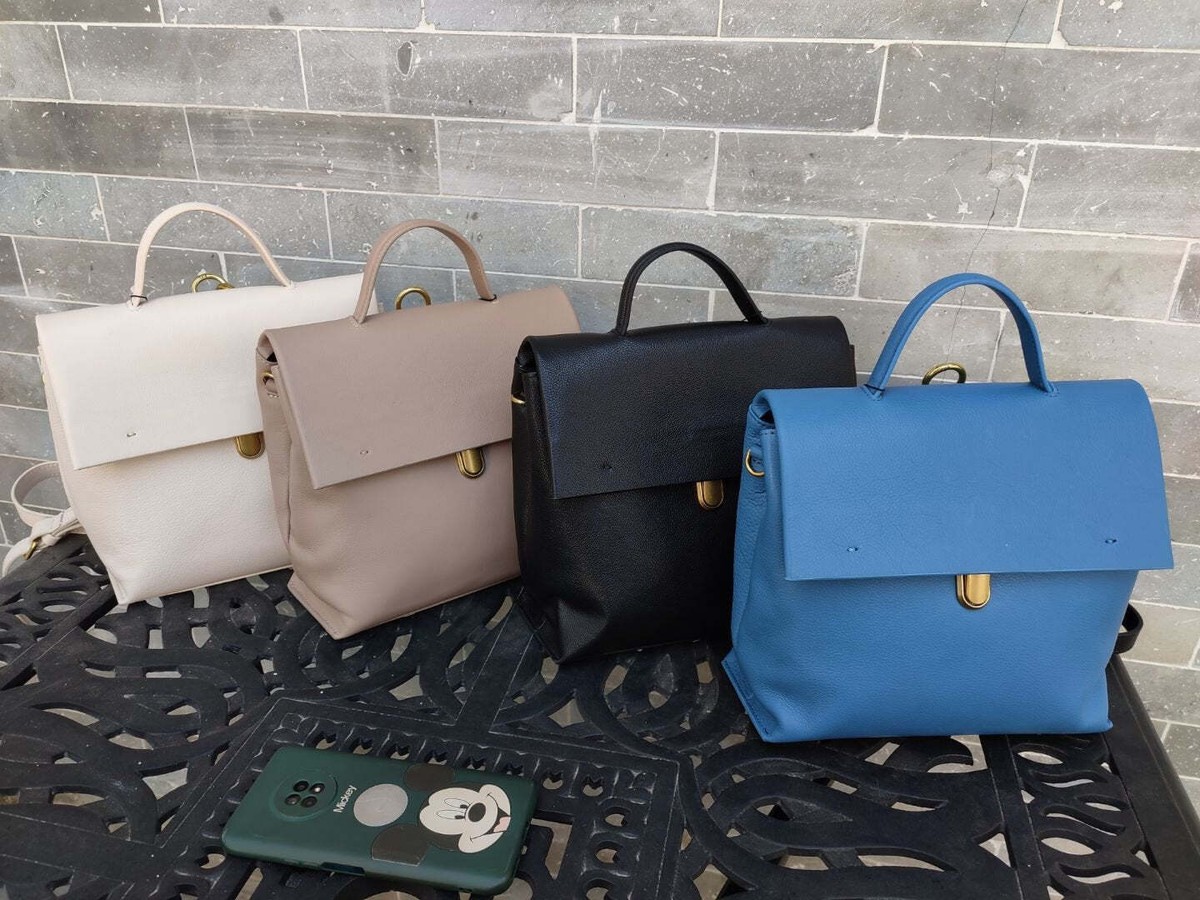 Versatile Leather Backpack Women, Shoulder Bag 3 in 1, Convertible Backpack, Han | eBay Versatile Leather Backpack Women, Shoulder Bag 3 in 1, Convertible Backpack, Han | eBay