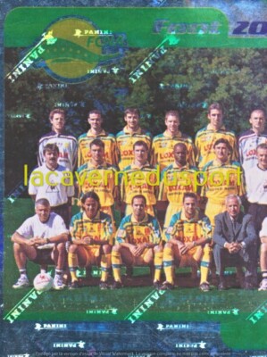 260 TEAM TEAM 1/2 # FC NANTES STICKER PANINI FUSSBALL 2001 2002