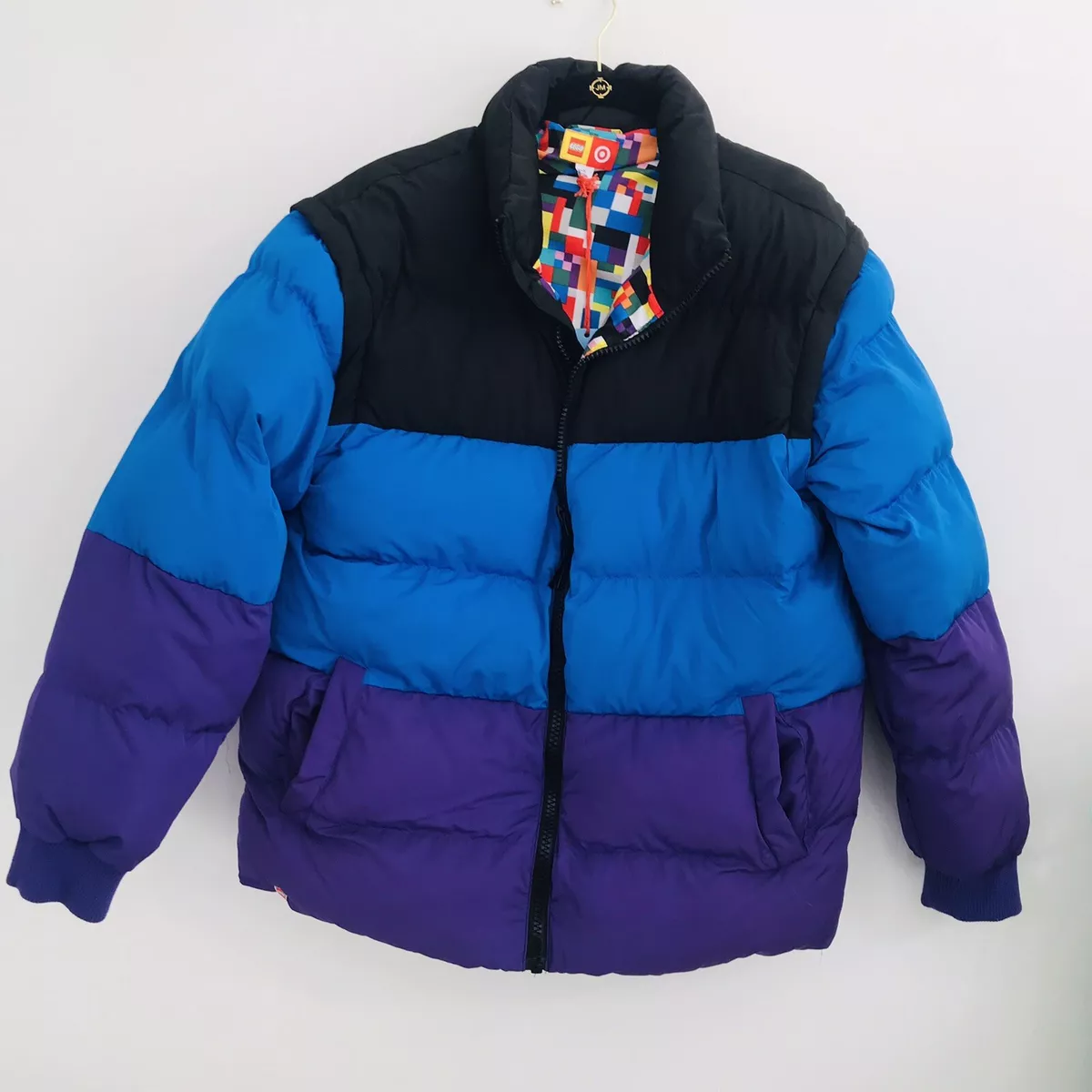 LEGO X Target men s puffer jacket vest size Small NWT