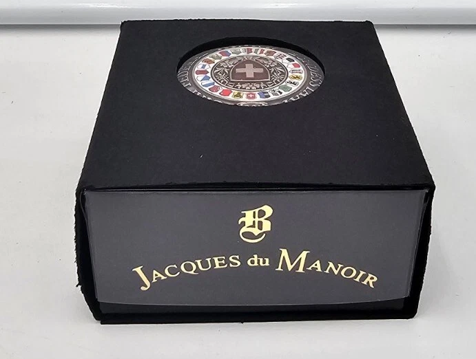 JACQUES DU MANOIR SWISS POCKET WATCH DATE INDICATOR WORKING - Image 2 of 4