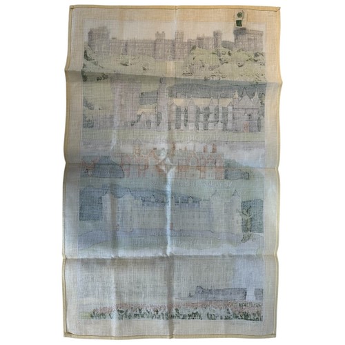 PAT ALBECK Royal Residence Tea Towel English Irish Linen National Trust NEW NWOT - Picture 8 of 11