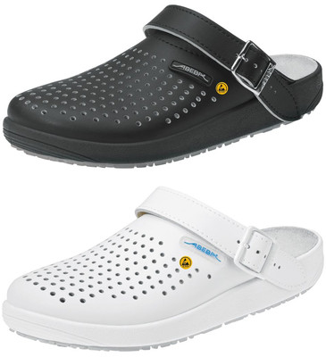 ABEBA ESD Berufsschuhe rubber Clog Slipper HausschuhOB Pantoletten Arbeitsschuhe