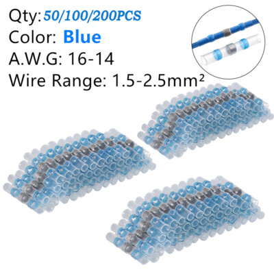 #ad 400 160PCS Waterproof Solder Stick Seal Sleeve Heat Shrink Butt Wire Connectors $14.49