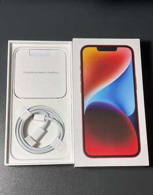Original Apple iPhone 14 Red/ 128 GB Verpackung Leerbox Karton