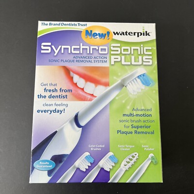 Waterpik Synchro Sonic Plus  DT-400 Advanced Action Sonic Plaque Removal Brush