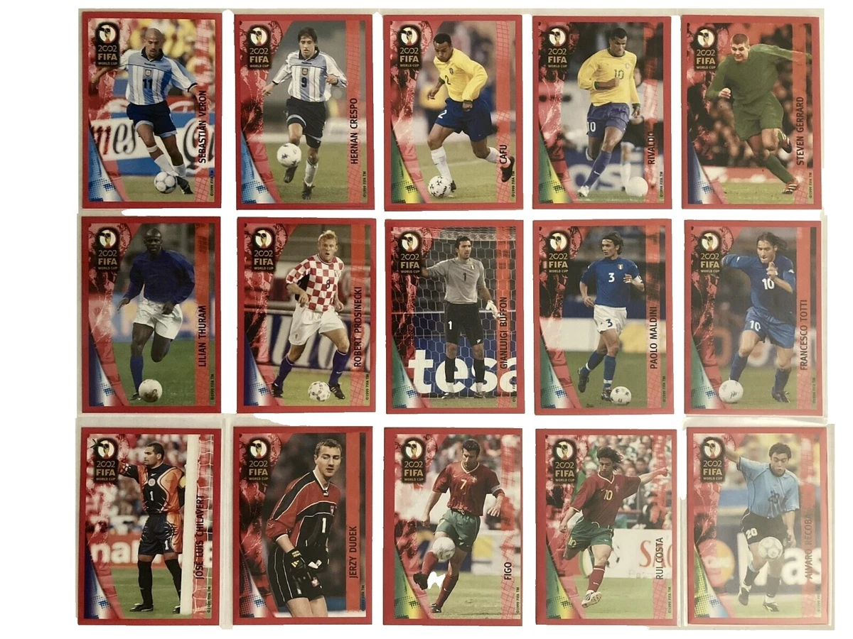 FIFA World Cup Soccer 2002 Season Sports Trading Cards