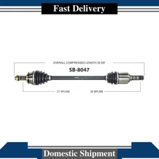 Front CV Axle Shaft Left/Right For 2005 2006 2007 - 2009 Subaru Legacy Automatic