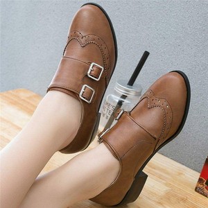 buckle oxfords womens
