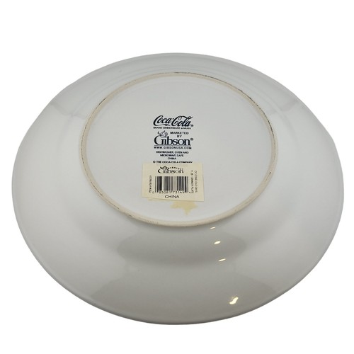 Coca Cola Good Ole Days 11.5" Dinner Plates Gibson Coke Soda Advertising NWT - Picture 3 of 10